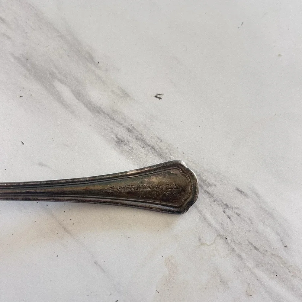 Vintage Sheraton Hotel Reed & Barton Triplex Serving Spoon 7 1/4